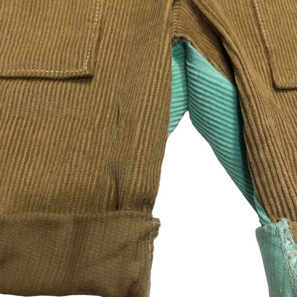 NWOT-Maria Sinverguenza  Corduroy Multicolor Romper SZ S - Picture 9 of 13